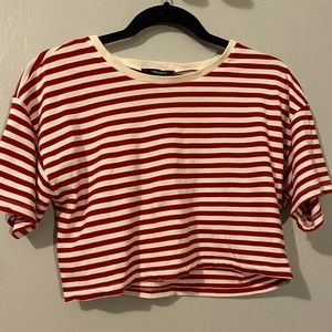 Forever 21 stripped crop top